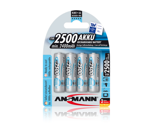 Baterie maxE Plus Mignon NiMH 4x AA 2500 mAh