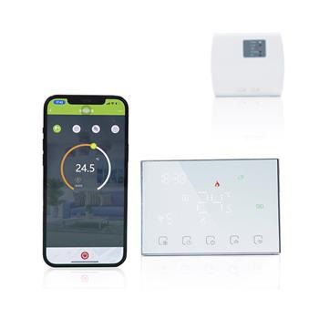 iQtech SmartLife GA, WiFi termostat bezdrátový pro kotle s potenciálovým spínáním, bílý