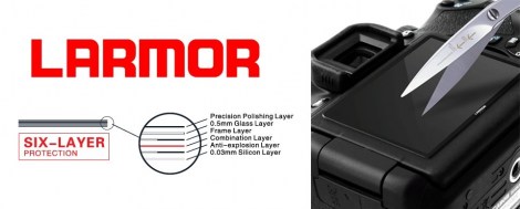 Larmor ochranné sklo 0,3mm na displej pro Olympus E-M1/E-M10/E-M5 II/EM1 X - obr.6
